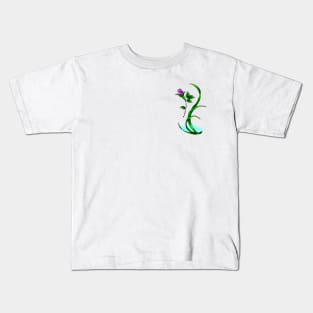 Cute Flower Tattoo Design Art Kids T-Shirt